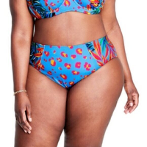 Tabitha Brown Other - Tabitha Brown x Target Tropical Leopard Bikini Swim Bottom Size 3X NWOT